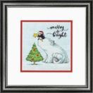 Merry &amp; Bright Bear Cross Stitch Kit additional 2