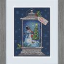 Snowman Lantern Cross Stitch Kit additional 2