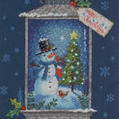 Snowman Lantern Cross Stitch Kit additional 1