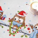 Christmas Owls Counted Cross Stitch Table Runner Kit additional 2