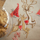 Jumping Reindeer Table Runner Embroidery Kit additional 2
