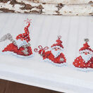 Three Wise Christmas Gnomes Embroidery Table Runner Kit additional 2