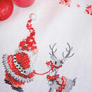 Santa & Rudolph Embroidery Table Runner Kit additional 2