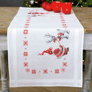 Santa & Rudolph Embroidery Table Runner Kit additional 1