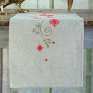 Christmas Motif Embroidery Table Runner Kit additional 1