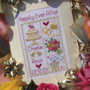Happily Ever After Cross Stitch Wedding Card Kit additional 1