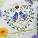 Bluebell Heart Wedding Sampler Cross Stitch Kit additional 1