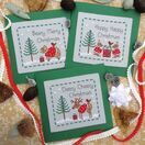 Woodland Friends Cross Stitch Christmas Card Kits (Set of 3) additional 1