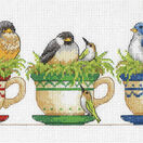 Teacup Birds Cross Stitch Kit additional 1