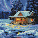 Winter Sky Cabin Tapestry Kit additional 1
