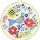 A Bird In Flowers Cross Stitch Hoop Kit additional 1