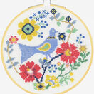 A Bird In Flowers Cross Stitch Hoop Kit additional 2