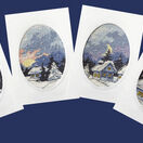 Moonlight Christmas Cards Cross Stitch Kits (Set of 4) additional 2