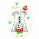 Frosty Fun Cross Stitch Christmas Card Kit additional 2