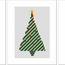 Festive Trees Cross Stitch Christmas Card Kits - Set of 3 additional 2