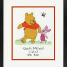 Winnie The Pooh Strolling Birth Record Cross Stitch Kit additional 2