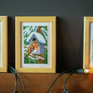 Robins In Winter Miniatures Set Of 3 Cross Stitch Kits additional 2