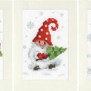 Christmas Gnomes Cross Stitch Card Kits - Set of 3 additional 1