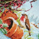 Robins On Flower Pots Table Runner Cross Stitch Kit additional 2