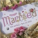Just Married (Nia) Cross Stitch Kit additional 1