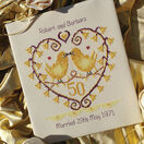 Golden Bells Wedding Anniversary Cross Stitch Kit additional 2