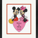 Mickey & Minnie Wedding Record Cross Stitch Kit additional 2