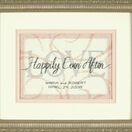 Happily Ever After Small Wedding Record Cross Stitch Kit additional 2