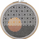 Blackwork Geometric Circles Embroidery Kit (Hoop Not Included) additional 1