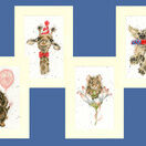 Set Of 4 Wrendale Designs Greeting Card Cross Stitch Kits additional 1