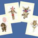 Set Of 4 Wrendale Designs Greeting Card Cross Stitch Kits additional 2
