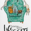 Playful Cats Cross Stitch Kit additional 1