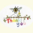 Bee-ing Thankful Cross Stitch Card Kit additional 1