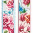 Flowers & Butterflies - Set Of 2 Counted Cross Stitch Bookmark Kits additional 1