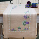 Lavender Cross Stitch Table Runner Kit additional 1