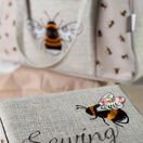 Hobby Gift Embroidered Bee Sewing Box additional 4