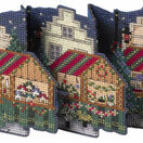 Christmas Market Deluxe 3D Cross Stitch Card Kit additional 1