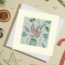 Scandi Dove Cross Stitch Christmas Card Kit additional 2