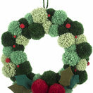 Pom Pom Wreath Kit Green additional 1