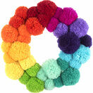 Pom Pom Wreath Kit Rainbow additional 1