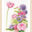 Floral Cotton Candy Cross Stitch Kit additional 2