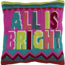 All Is Bright Chunky Cross Stitch Cushion Cover Kit additional 1