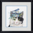 Floral Crown Cat Cross Stitch Kit additional 3