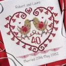 Ruby Bells Anniversary Cross Stitch Kit additional 1
