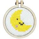 Love you to the moon and back (Moon) Matchstick Mini Cross Stitch Kit additional 2