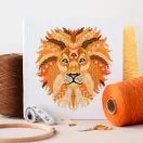 Mandala Lion Counted Cross Stitch Kit additional 1