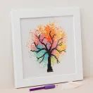 Watercolour Tree Diamond Painting Kit additional 1