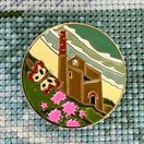 Cornish Tin Mine Enamel Needle Minder additional 1