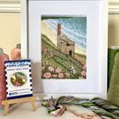 Cornish Tin Mine Enamel Needle Minder additional 4