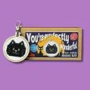 You're Purr-fectly Wonderful Halloween Mini Matchbox Cross Stitch Kit additional 1
