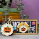 Jack of all Lanterns Halloween Mini Matchbox Cross Stitch Kit additional 2